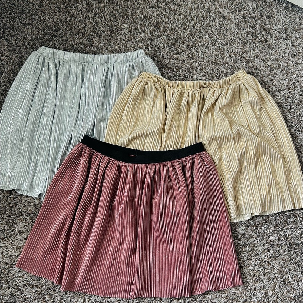 Skirt Set - Silver, Gold, and Pink
